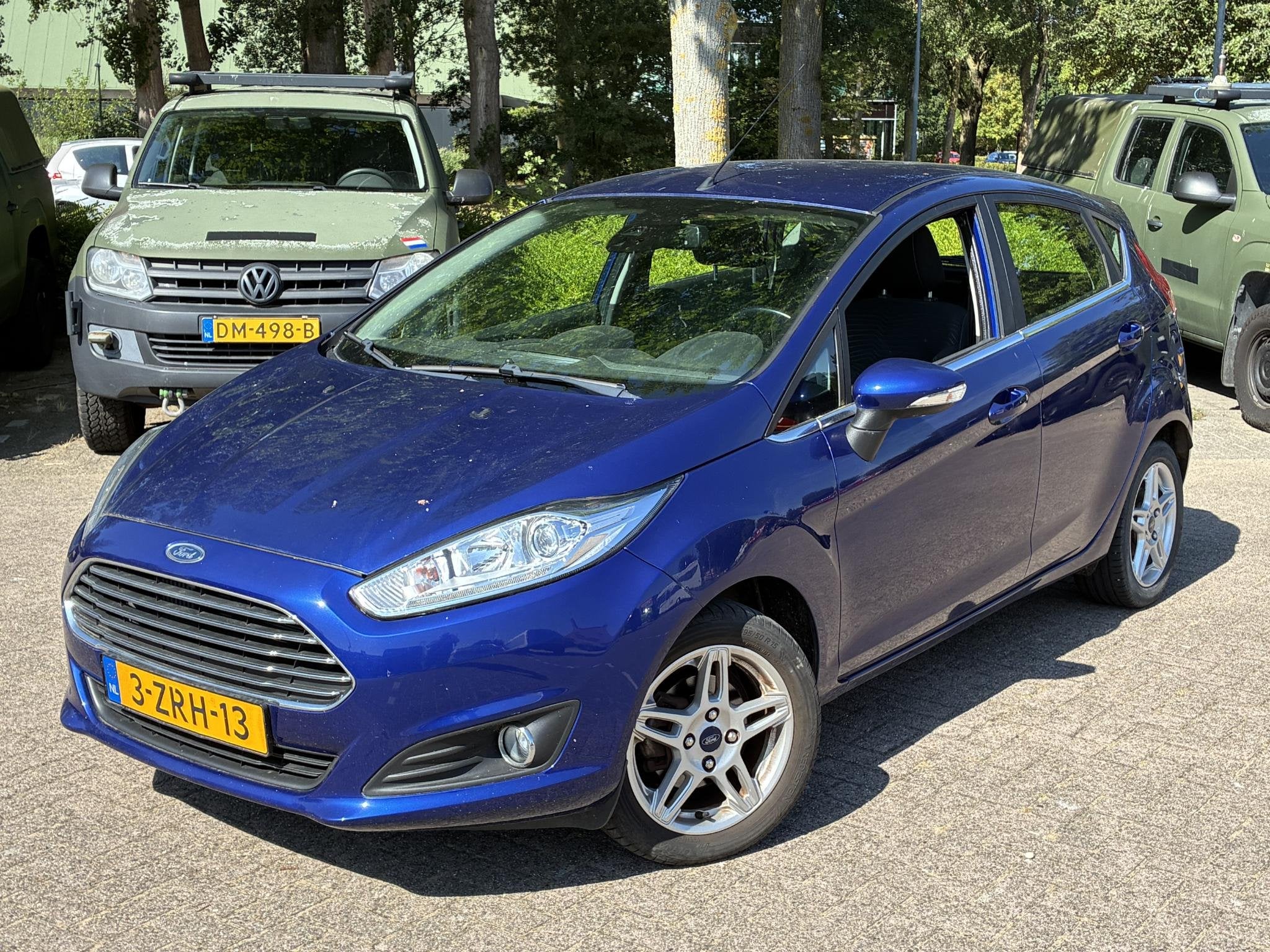 Ford Fiesta 1.0 EcoBoost Titanium, Auto's, Ford, Voorwielaandrijving, Euro 6, Blauw, 23 km/l