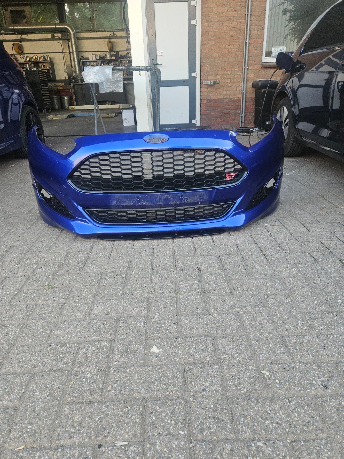 Bumper Fiesta MK7 ST Line - Blauw, Ophalen of Verzenden