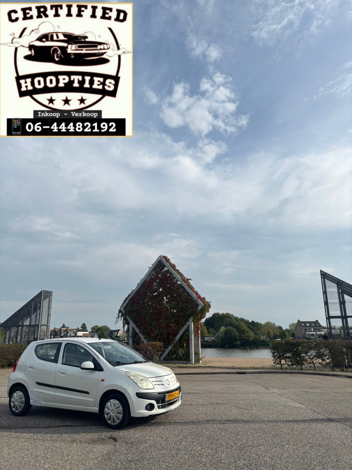 Nissan Pixo 1.0 50KW 5D 2010 Wit APK 14/08/2027 RIJKLAAR !!, Auto's, Voorwielaandrijving, 200 kg, 4 stoelen, Origineel Nederlands