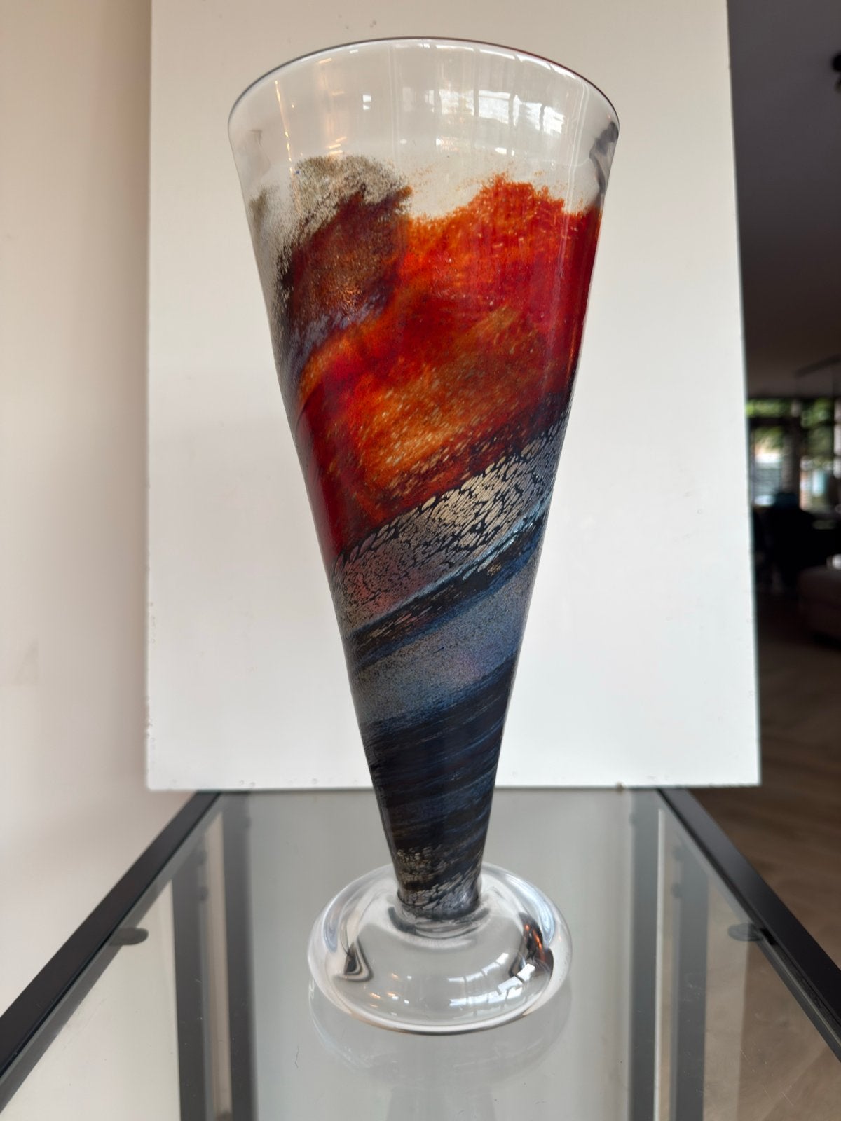 Kosta Boda Vaas - Scandinavisch Design - 36cm, Antiek en Kunst, Ophalen