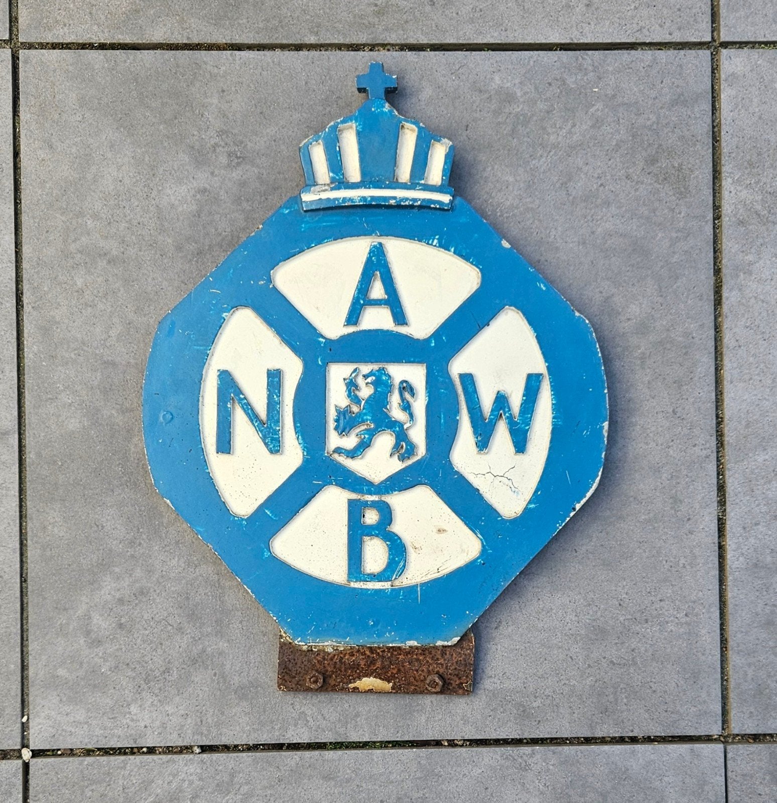 Vintage ANWB Schild - Authentiek en Decoratief, Ophalen
