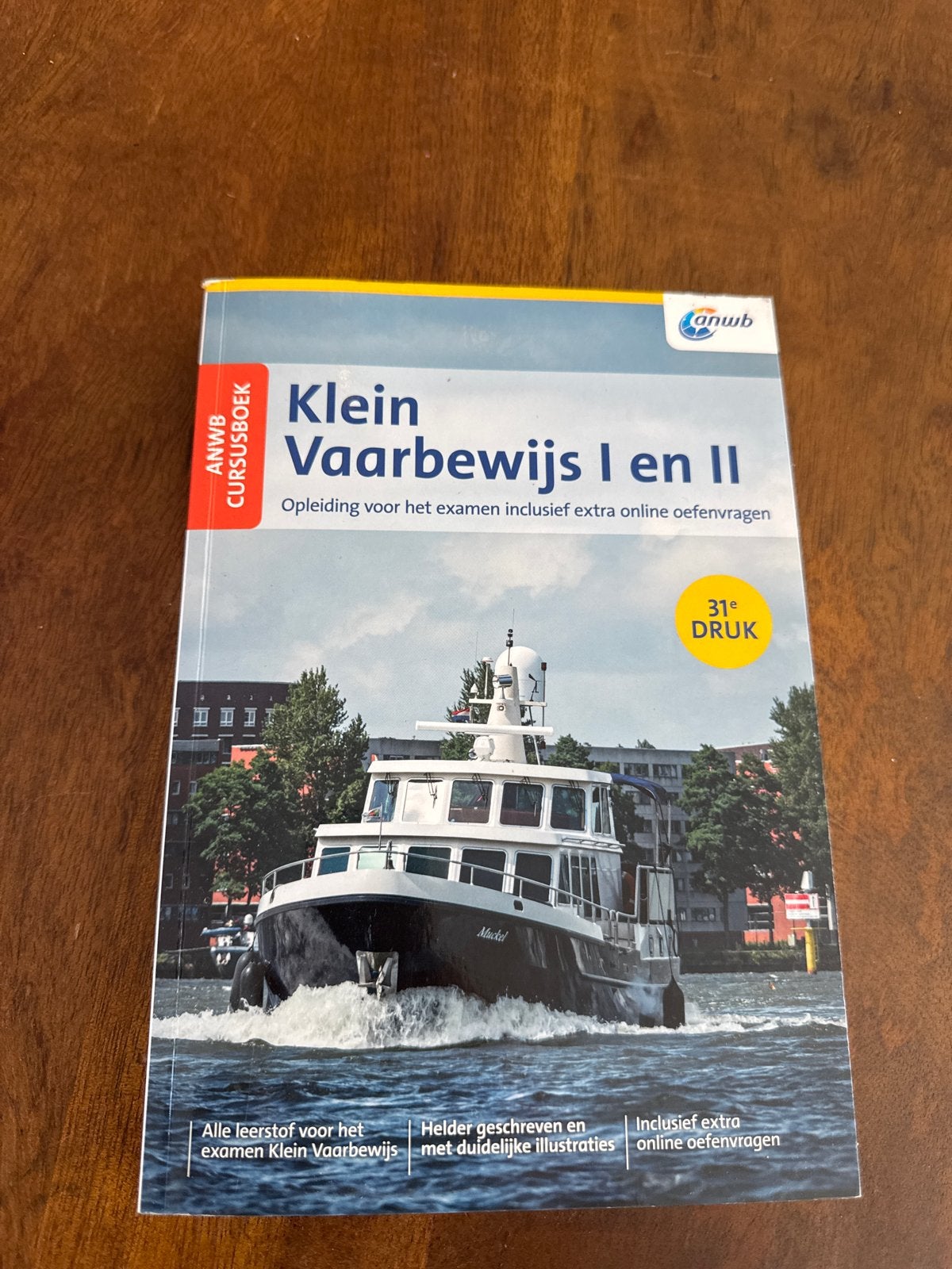 ANWB Cursusboek Klein Vaarbewijs I en II (31e druk), Ophalen, Nieuw, Overige niveaus