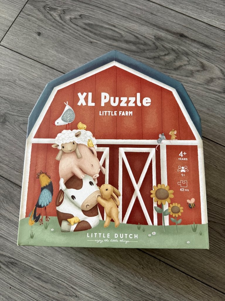 Little Dutch XL puzzel, Kinderen en Baby's, Speelgoed | Kinderpuzzels, Ophalen of Verzenden, 10 tot 50 stukjes, Gebruikt