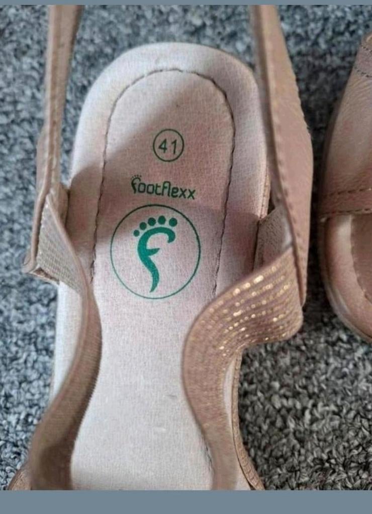 Footflexx sandalen maat 41 – comfortabel, Footflex, Beige, Zo goed als nieuw, Sandalen of Muiltjes