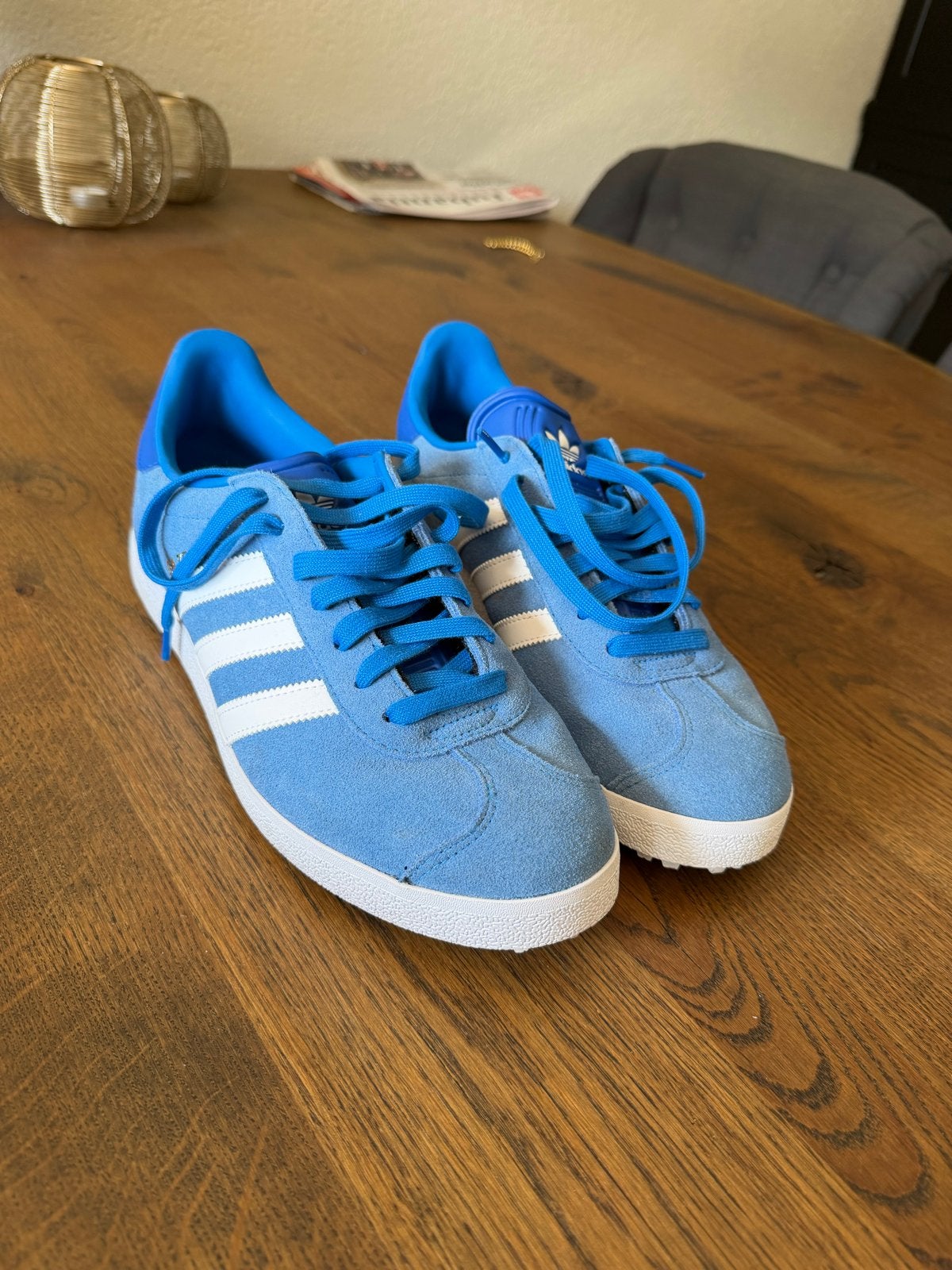Adidas Gazelle Golfschoenen - Maat 44 2/3, Sport en Fitness, Golf, Ophalen of Verzenden, Zo goed als nieuw, Schoenen, Overige merken