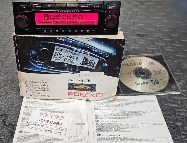 Becker Indianapolis BE 7922 autoradio., Auto-onderdelen, Ophalen of Verzenden, Gebruikt