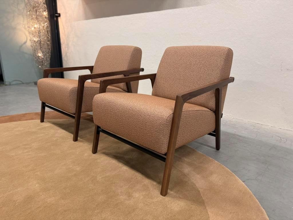 2 Nieuw Harvink Splinter Fauteuil Twinwool Stof design Stoel, Harvink, Info@harvink.nl, Nieuw, 75 tot 100 cm