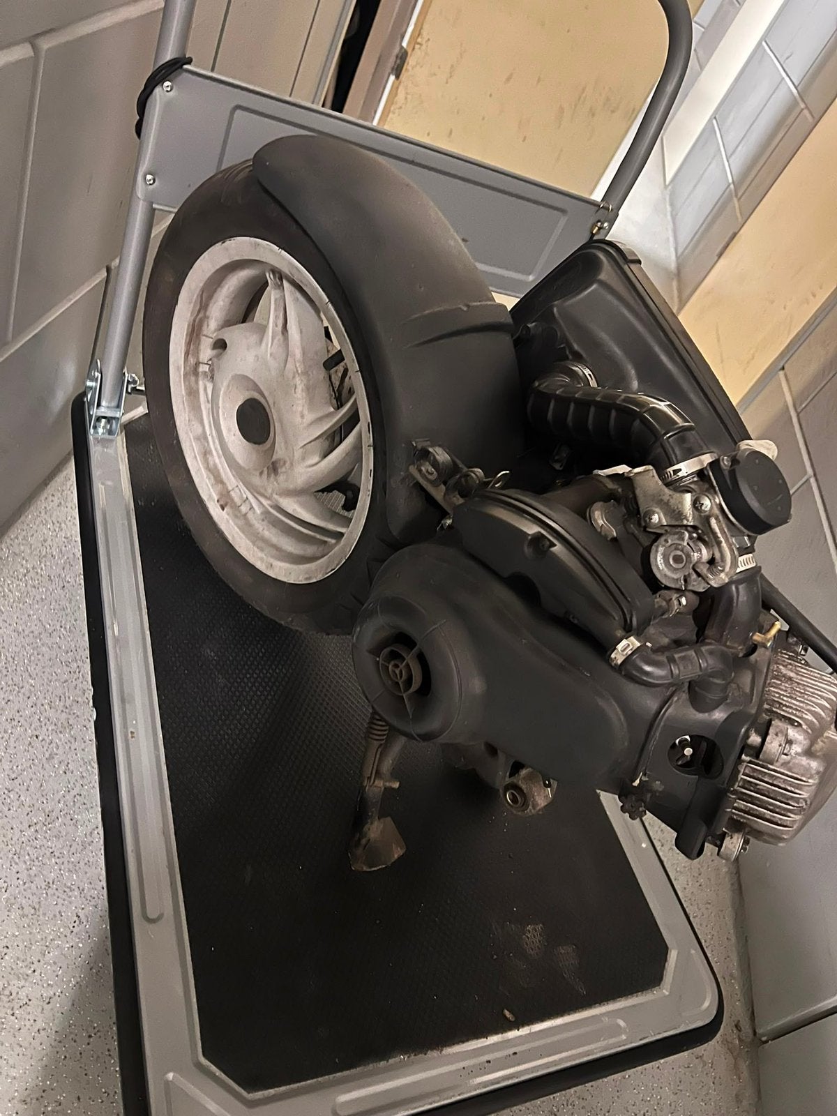 Piaggio 4t2v 50cc motorblok, Ophalen, Gebruikt, Maximaal 45 km/u, Fly
