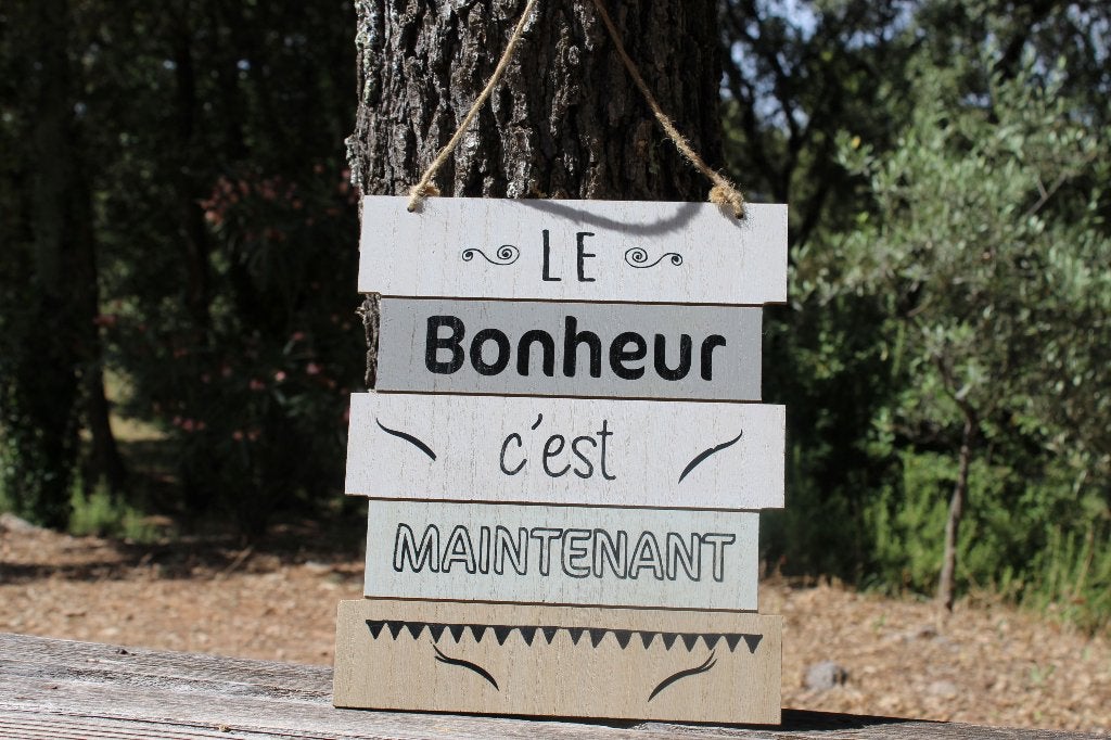 Brocante - Grappige Franse tekstbordjes!, Tekstbord, Ophalen of Verzenden, Gebruikt