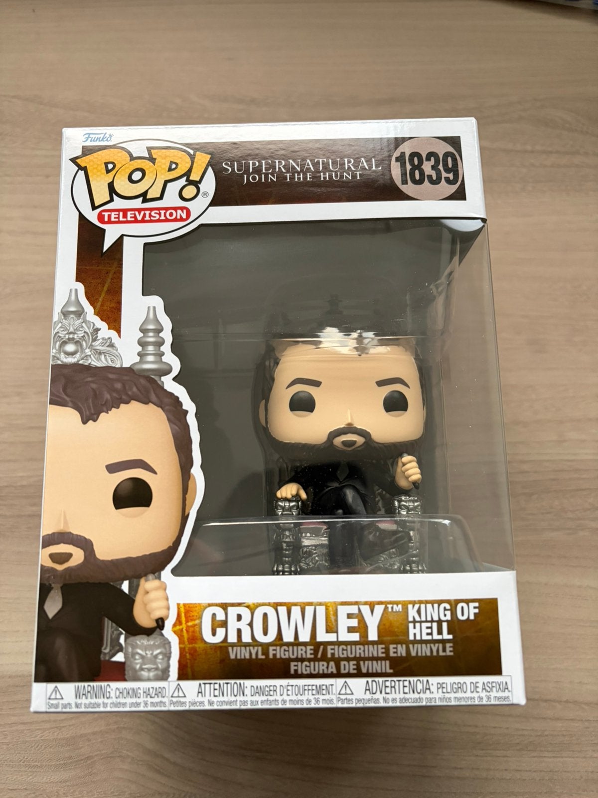 #1839 – Crowley King of Hell Funko Pop! Supernatural, Verzamelen, Funko Europe, Ophalen of Verzenden, Zo goed als nieuw, 4th floor, 1 Queen Caroline St, London W6 9YN, Verenigd Koninkrijk