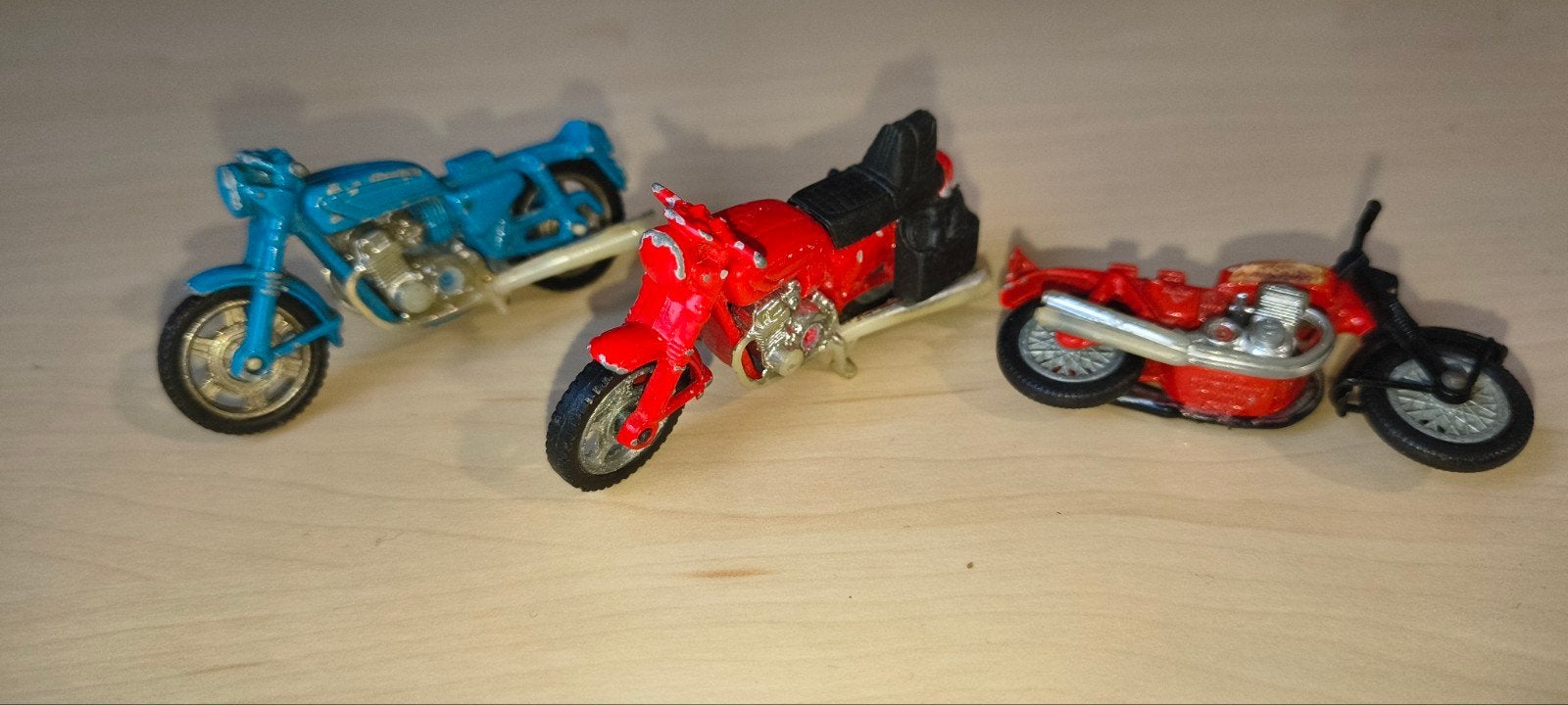3 Vintage Majorette Model Motoren Jaren 70/80, Ophalen of Verzenden, Gebruikt, Motor