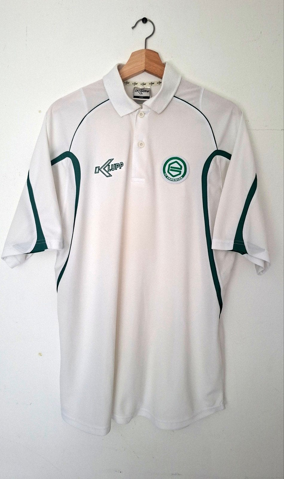 FC Groningen Polo, Groter dan maat XL, Ophalen of Verzenden, Zo goed als nieuw, Shirt