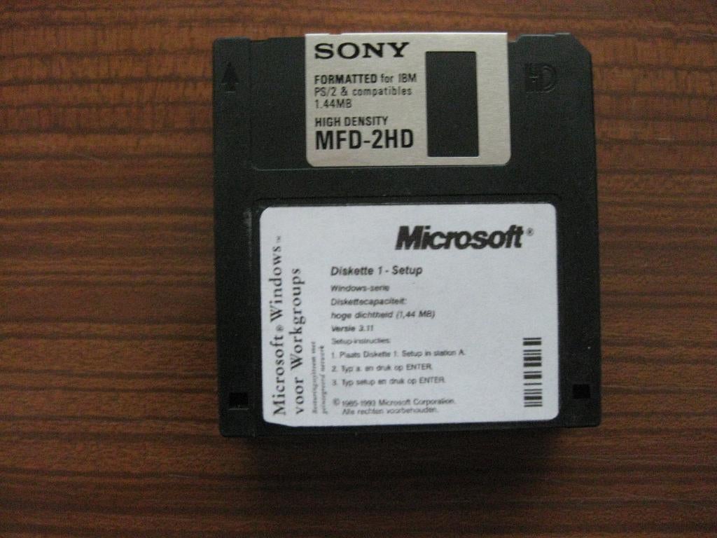 Windows 3.11 op 9 diskettes, Ophalen of Verzenden, Windows