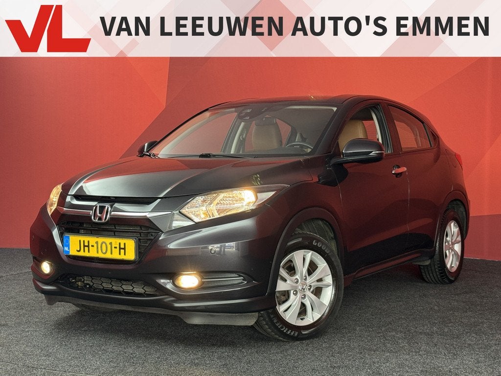 Honda HR-V 1.5 i-VTEC Elegance | Automaat | Cruise | Leder, Euro 6, Zwart, 19 km/l, 1000 kg