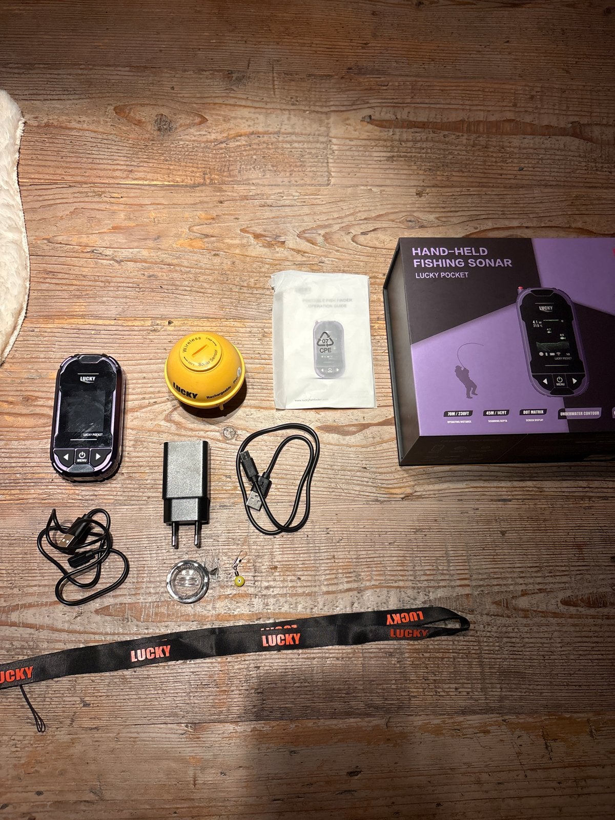 Lucky Pocket Handheld Fishfinder Sonar, Ophalen, Zo goed als nieuw, Overige typen