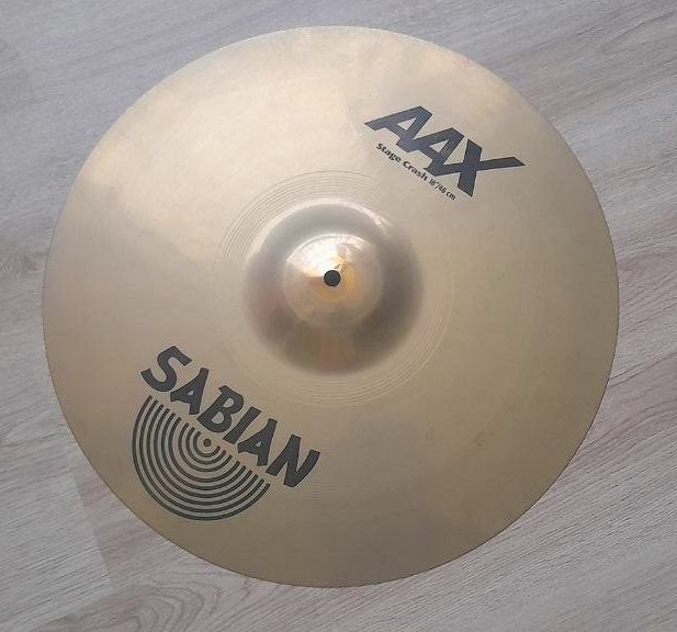 Sabian 18 inch AAX Stage Crash, Ophalen of Verzenden, Gebruikt, Overige merken