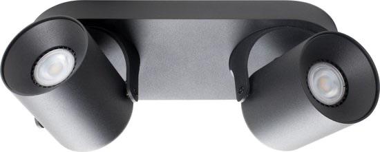 Zuiver Valon 2 Dim to Warm (DTW) Spot Zwart, Ophalen, Metaal of Aluminium, Nieuw, Led