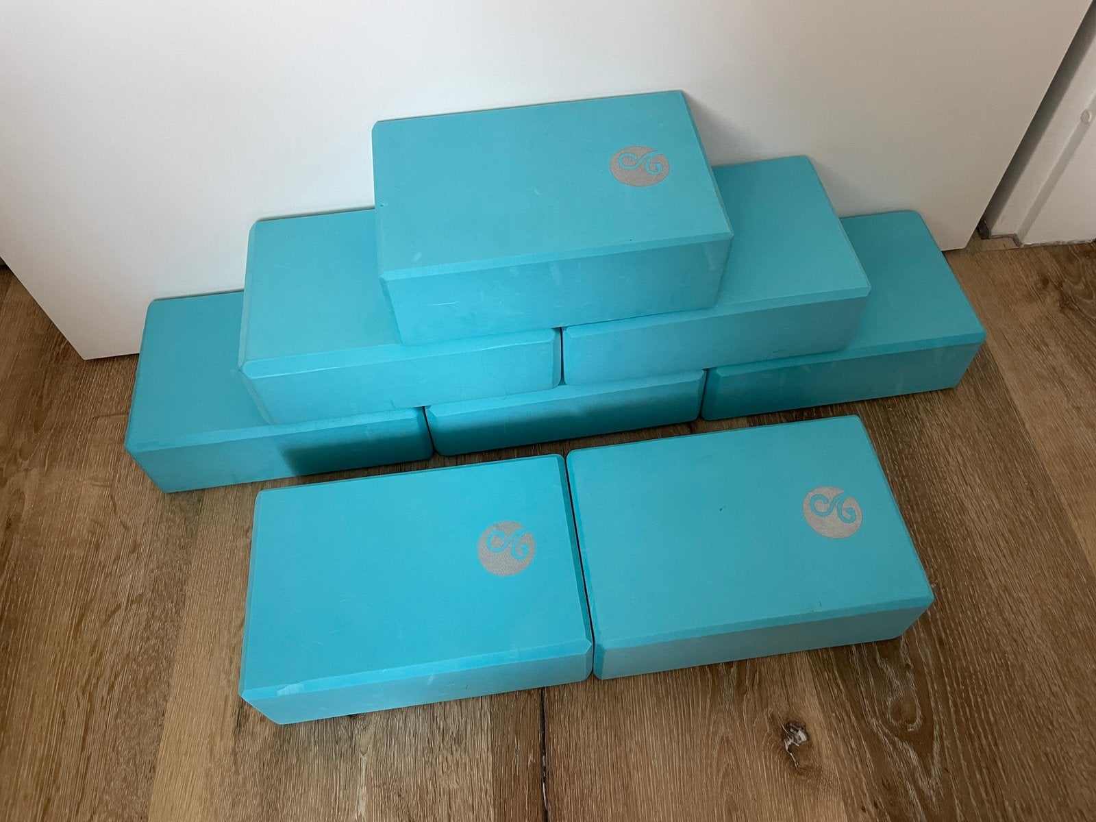 Yoga blokken, Ophalen, Gebruikt