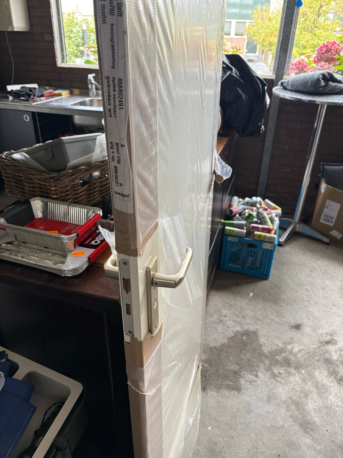 Nieuwe binnendeur, wit, 2015x780 mm, met honingraatvulling, Doe-het-zelf en Verbouw, Ophalen, 80 tot 100 cm, Binnendeur, Nieuw