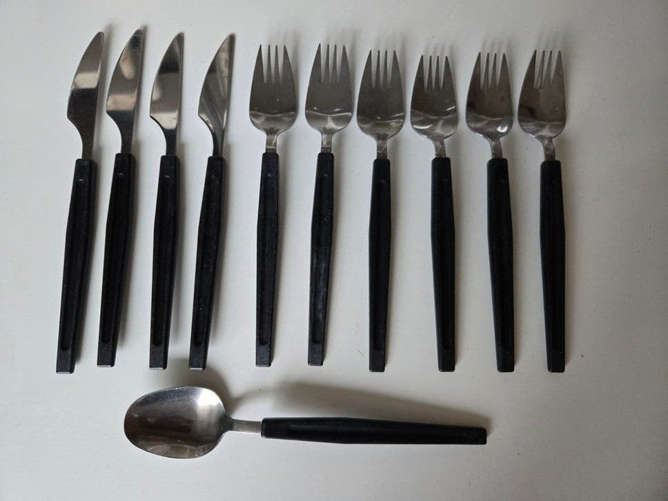 Vintage IKEA Alert bestek – Design Franz James, Ophalen of Verzenden, Rvs of Chroom