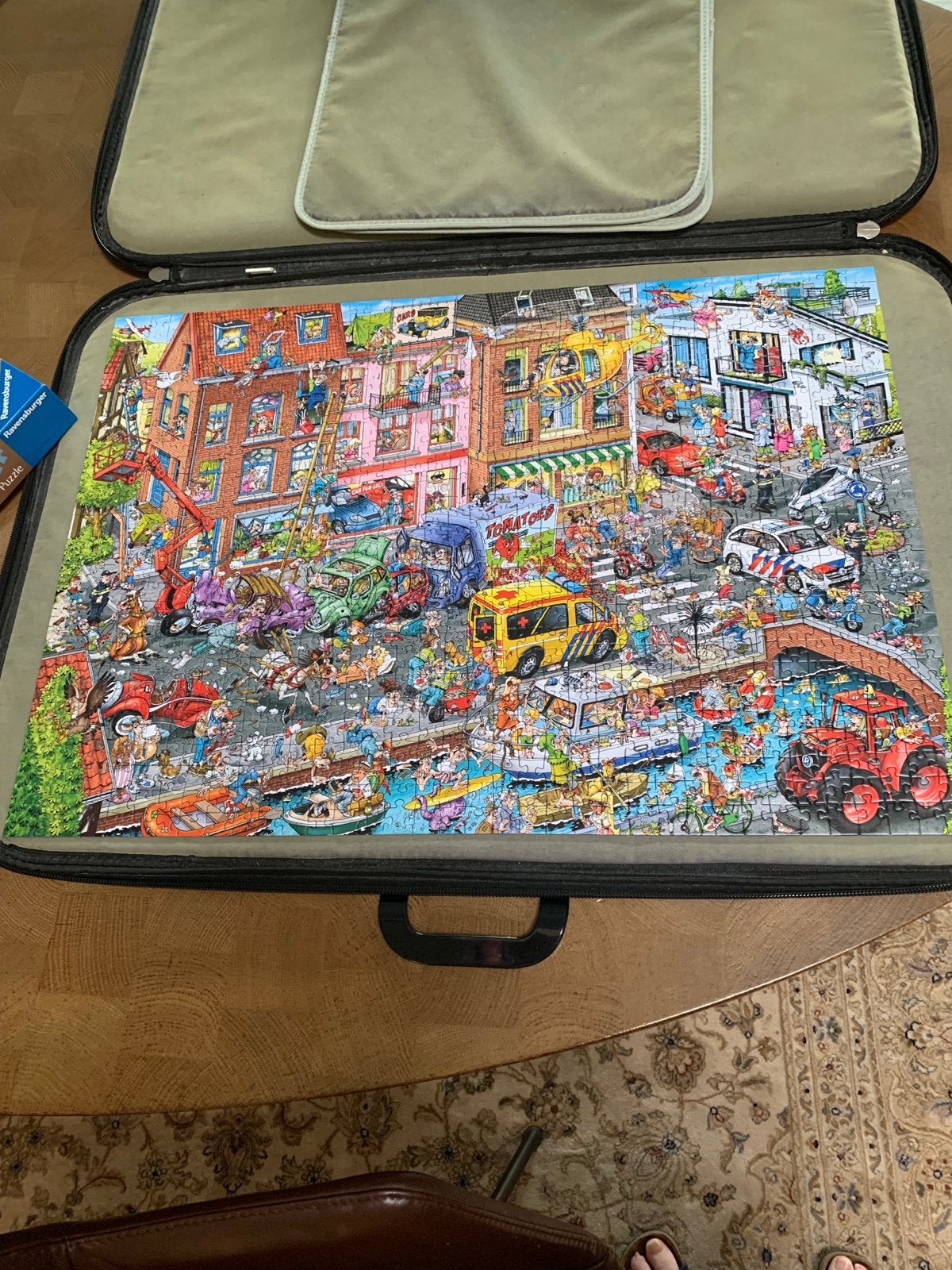 Ravensburg, time travel Modern time, Ophalen of Verzenden, 500 t/m 1500 stukjes, Zo goed als nieuw, Legpuzzel