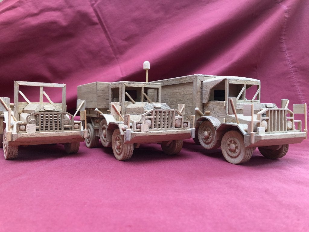 3 DAF YA 126 Nederlandse legervoertuigen jaren 50 en 60tig, Ophalen of Verzenden, Landmacht, Nederland, Miniatuur of Beeldje