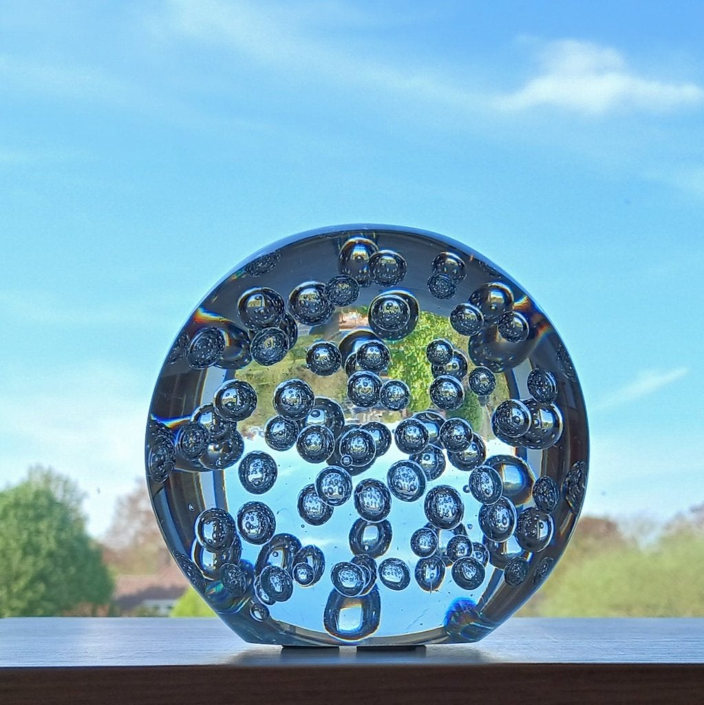Presse-papier Paperweight Glasobject XXL, Ophalen of Verzenden