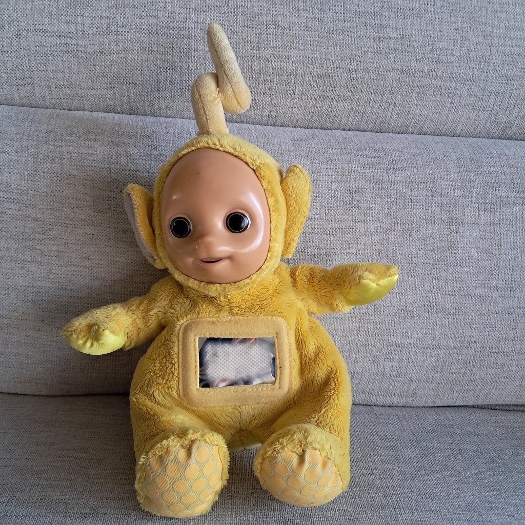 Vintage Teletubbies Lala knuffel 30 cm hoog 1808, Gebruikt, -, -, Overige typen