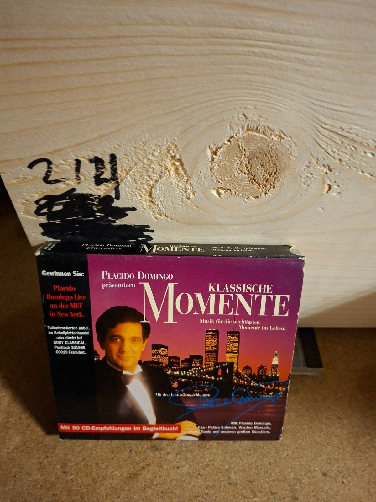 Placido Domingo - Klassische Momente CD Boxset, Cd's en Dvd's, Gebruikt, Boxset, Overige componisten, Ophalen of Verzenden