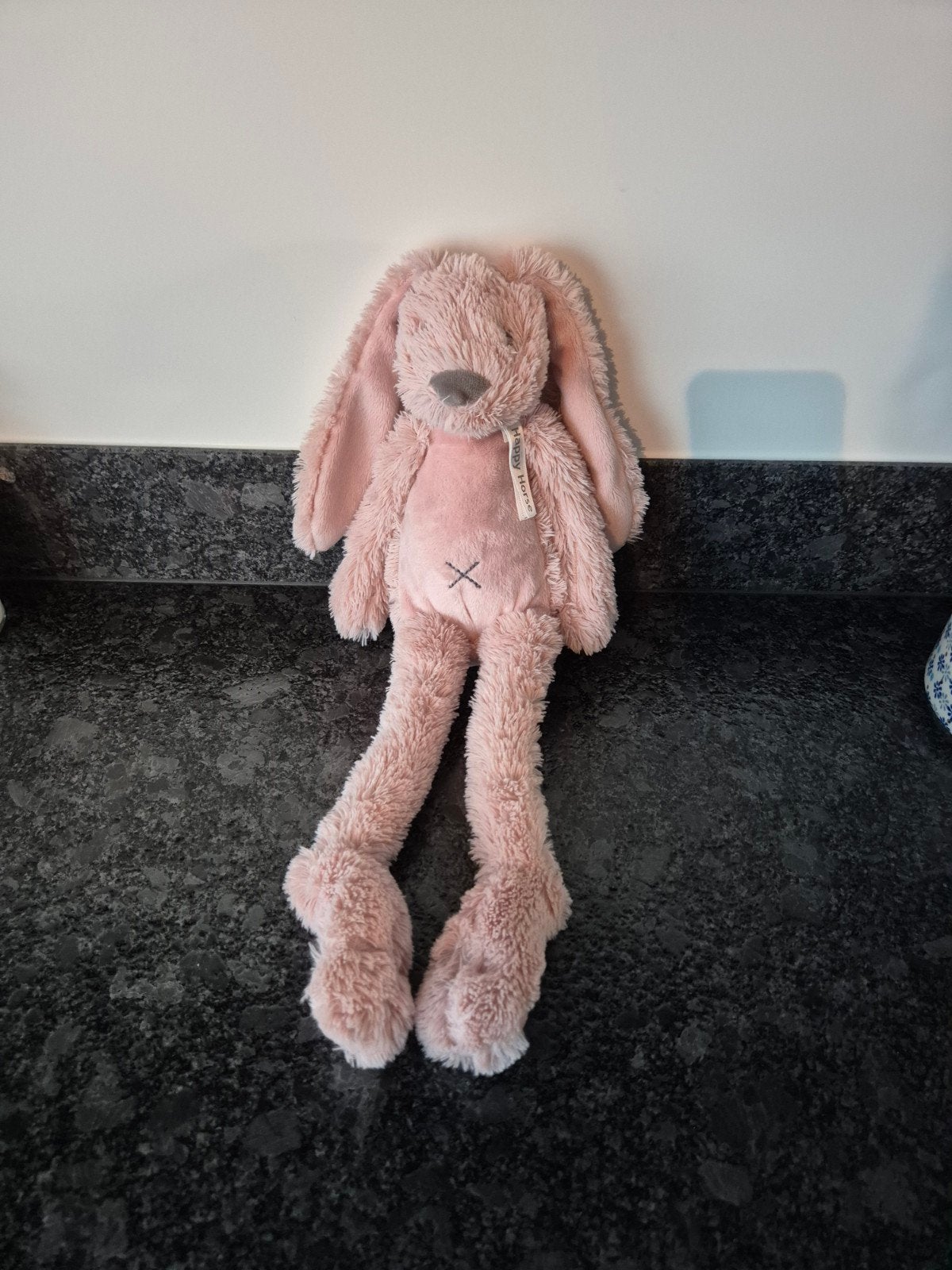 Happy Horse - Knuffel Konijn Richie roze, Kinderen en Baby's, Speelgoed | Knuffels en Pluche, Ophalen of Verzenden, Zo goed als nieuw