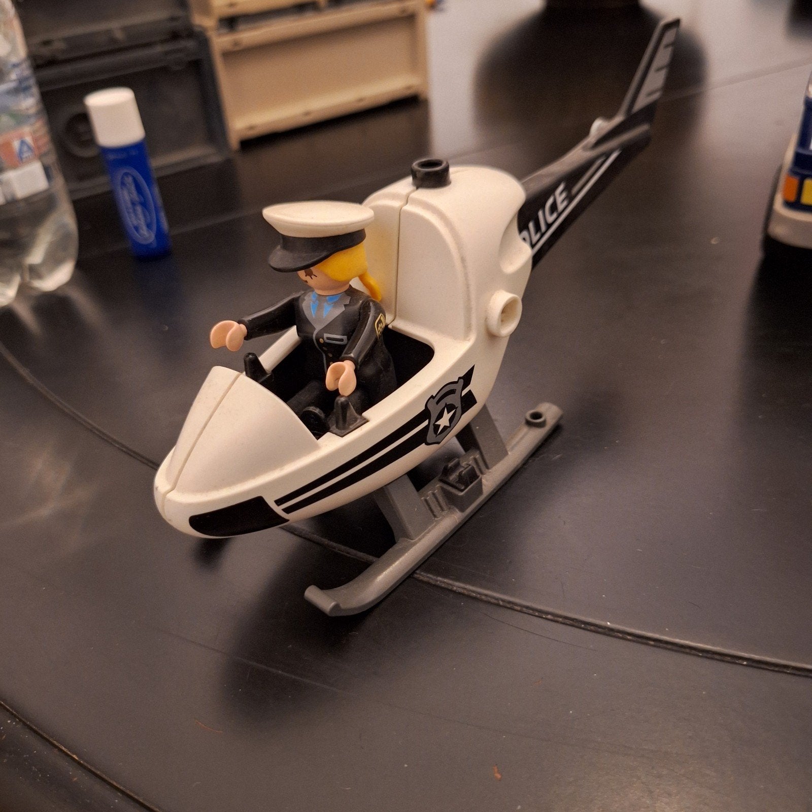 Playmobil politie helikopter met piloot, Ophalen of Verzenden