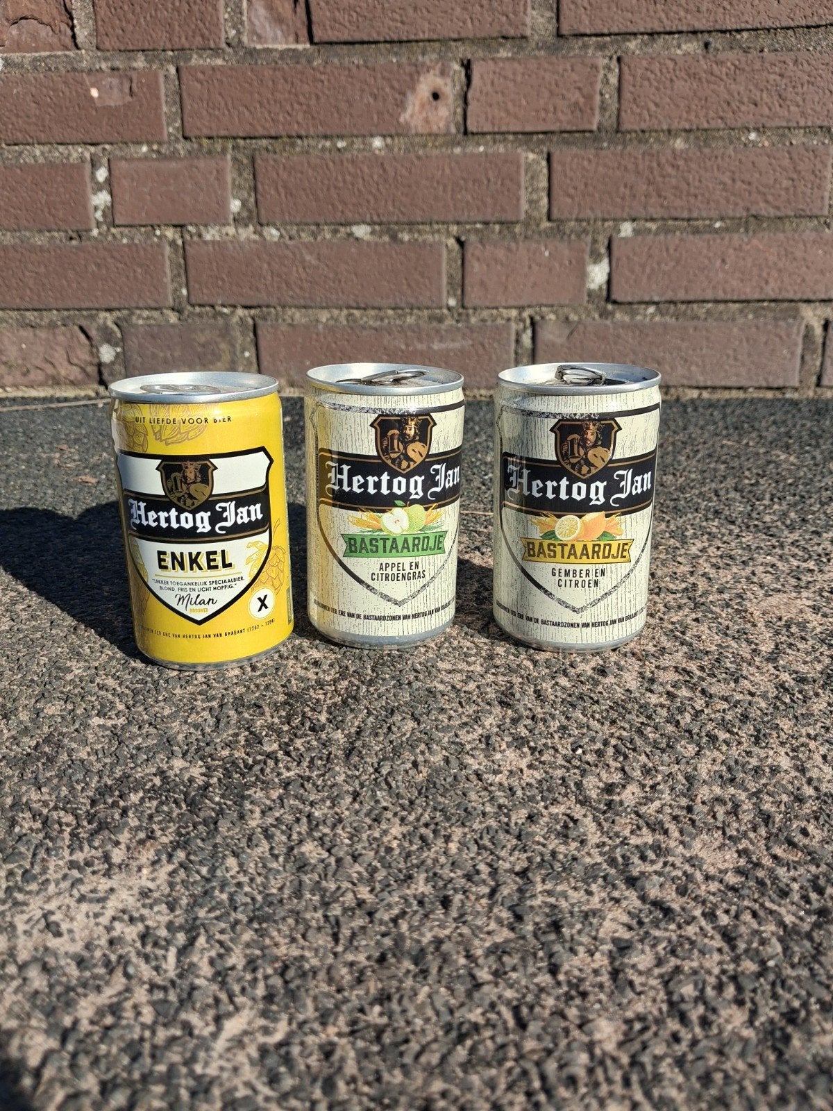 lege miniblikjes  hertog jan, Ophalen of Verzenden, Gebruikt, Overige typen, Hertog Jan