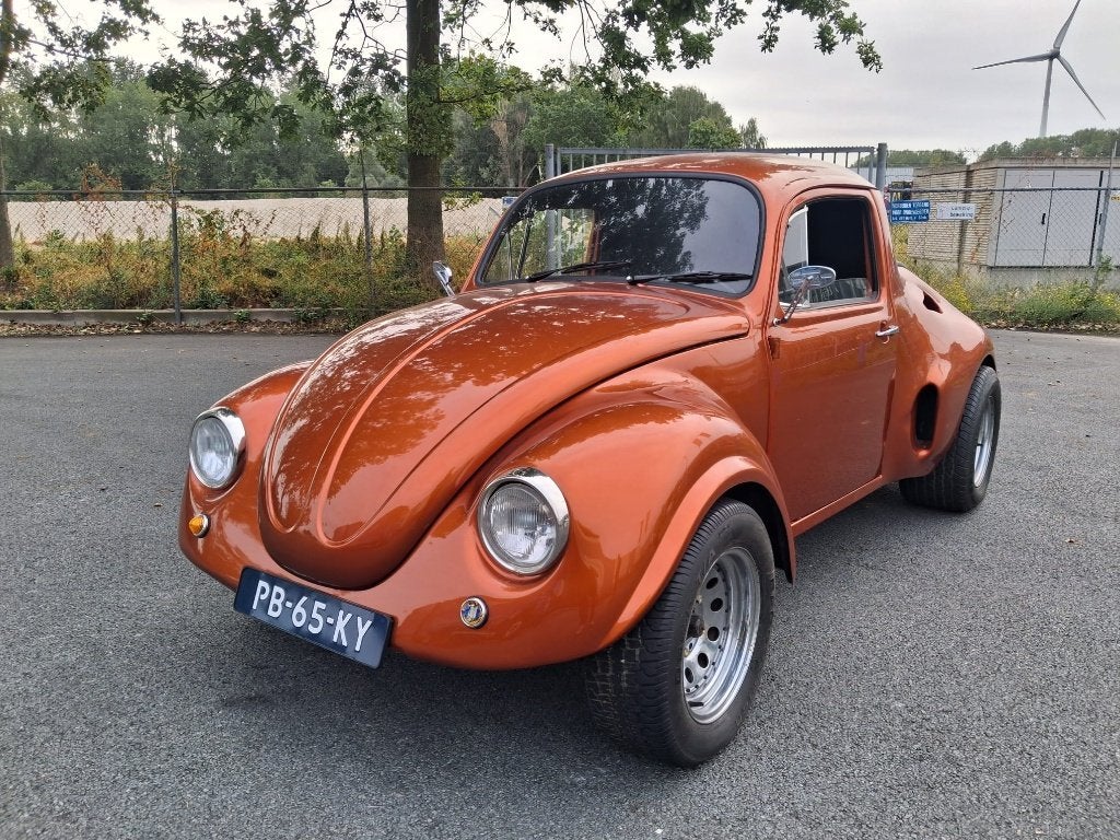 Volkswagen 1 1975 BRUIN , ZEER UNIEK MOOIE AUTO, Auto's, Stof, Beetle (Kever), Bruin, Origineel Nederlands