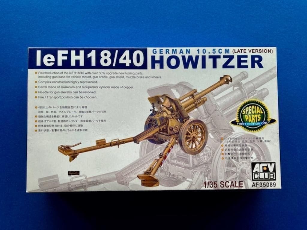 AFV Club	af35089	leFH18/40 10.5 cm Howitzer 1/35 incl alu, Overige merken, Tank, Verzenden, 1:32 tot 1:50