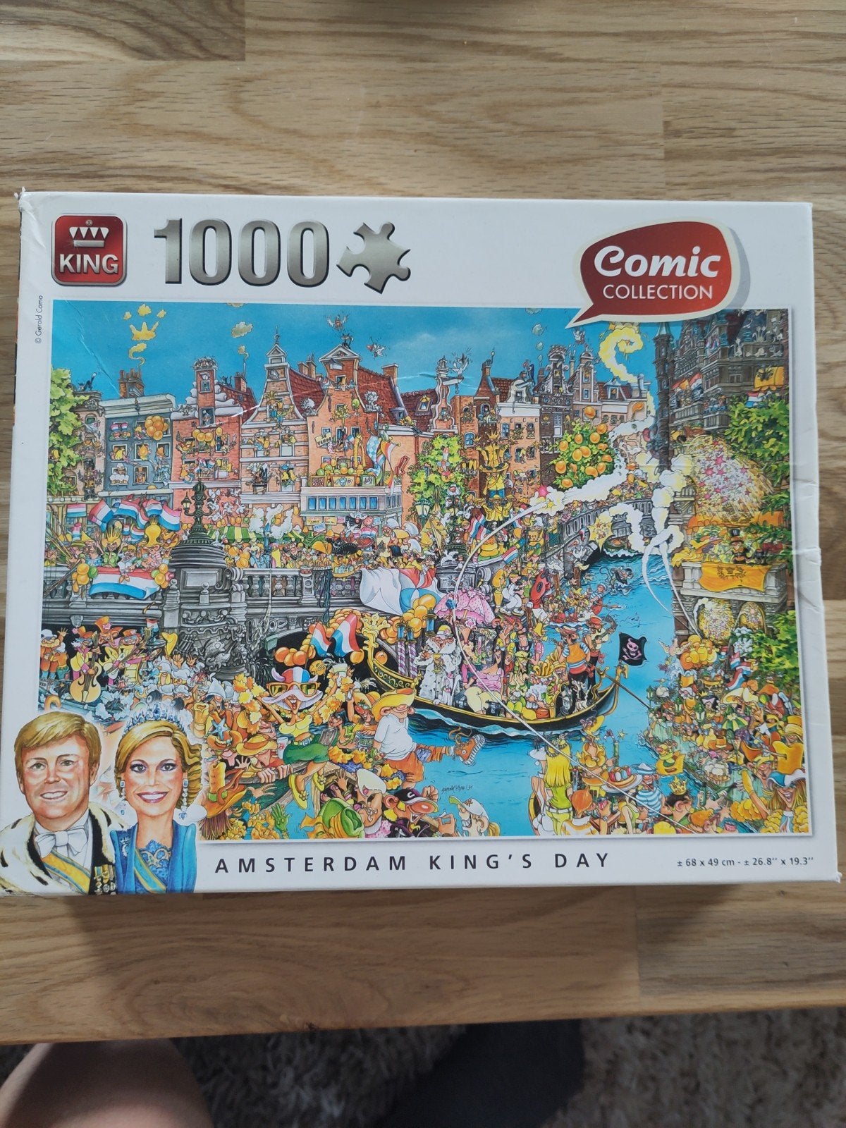 King puzzel koningsdag, Ophalen of Verzenden, 500 t/m 1500 stukjes, Zo goed als nieuw, Legpuzzel