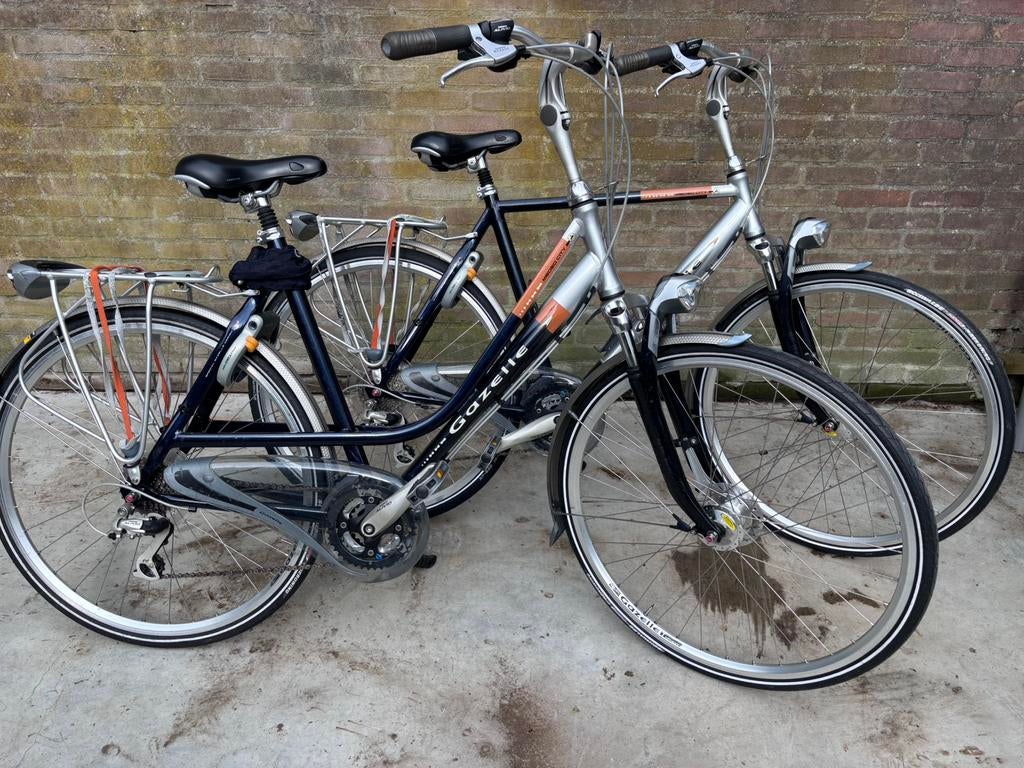 Gazelle medeo city dames + heren  57 cm, Ophalen, Gebruikt
