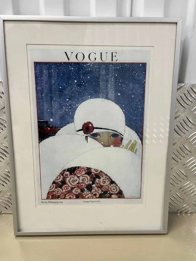 Vogue Cover Print - Early February 1919 - In Lijst, Ophalen, Gebruikt, Print