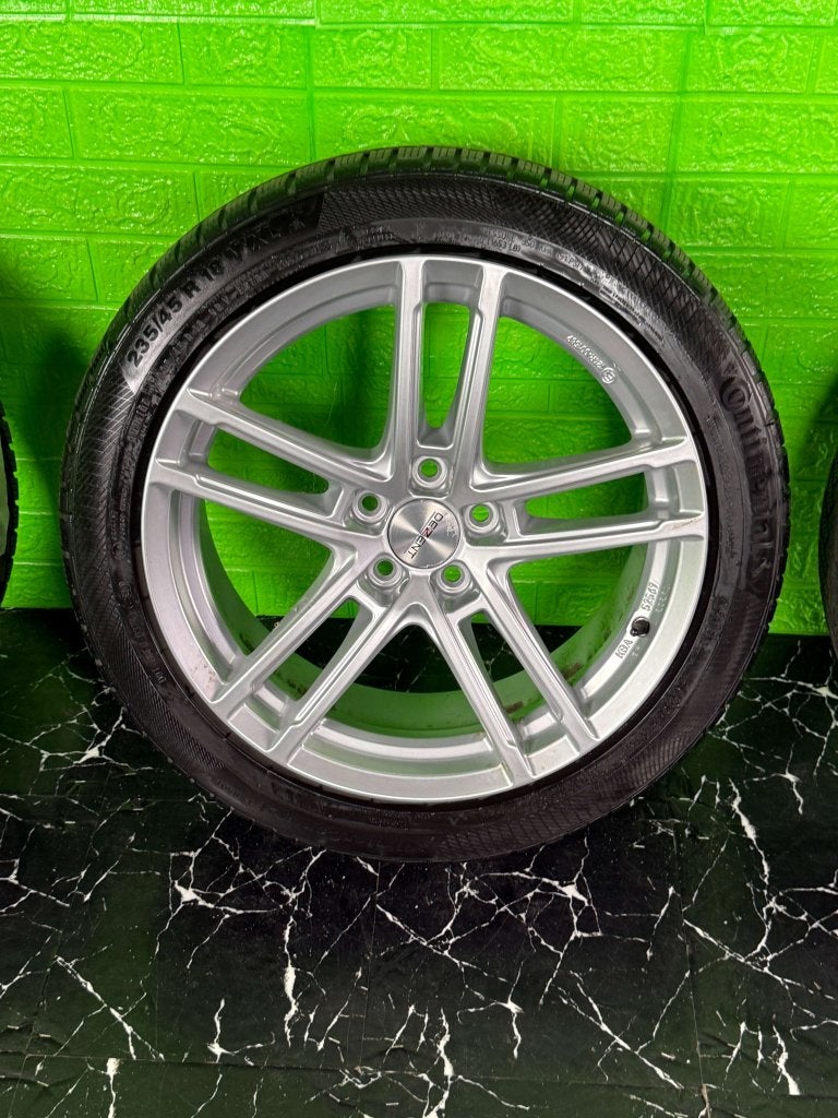 Volvo V60 S60 Peugeot 508 Ford Mondeo velgen 18" 5x108 winte, Niet ingevuld, 18 inch, Gebruikt, Banden en Velgen