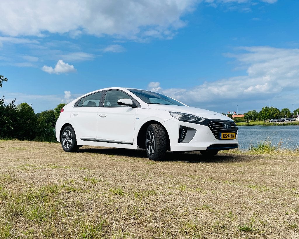 Hyundai IONIQ 1.6 GDI Blue HEV DCT 2016 Wit, Stof, Euro 6, Wit, Origineel Nederlands