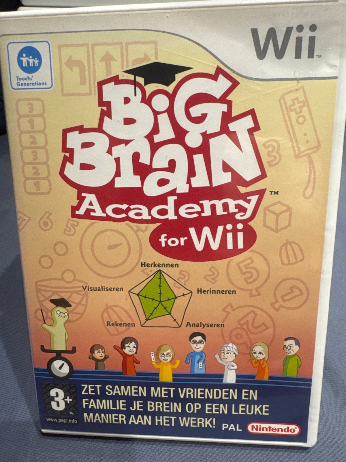 Big Brain Academy voor Wii - Train je brein!, Ophalen of Verzenden, Zo goed als nieuw, Zonder controller, Met games