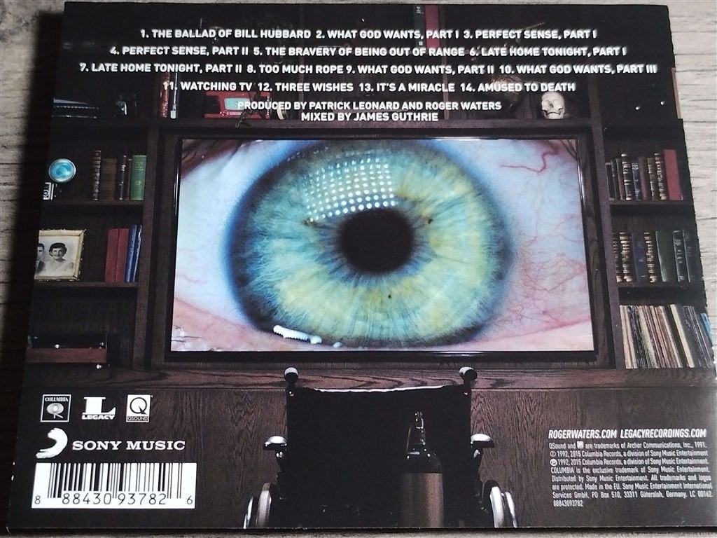 Roger Waters ‎– Amused To Death [2015 Remixed], Ophalen of Verzenden, Zo goed als nieuw, Poprock