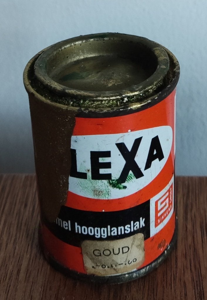 Flexa hoogglanslak goud Sikkens groep, Ophalen of Verzenden, Gebruikt