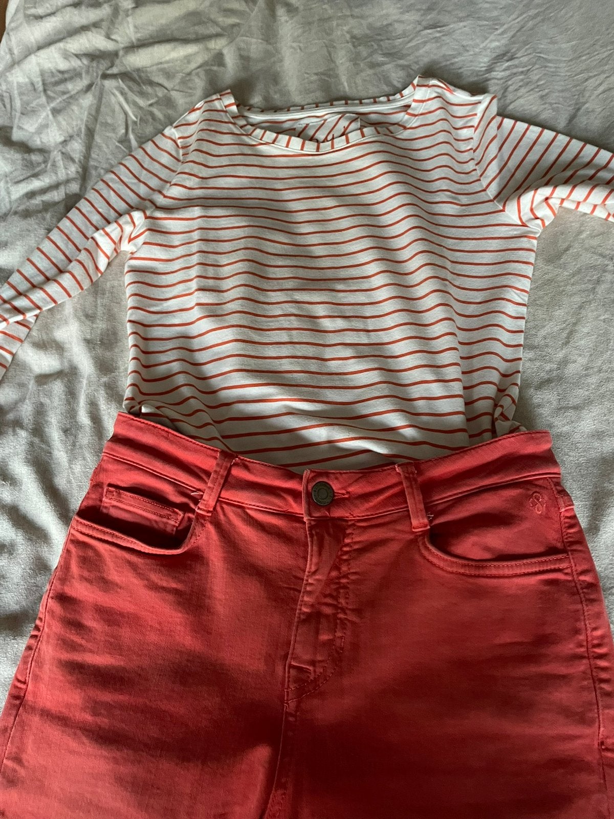 Summum Woman in maat 34, prachtige oranje jeans + shirt., Ophalen of Verzenden, Zo goed als nieuw