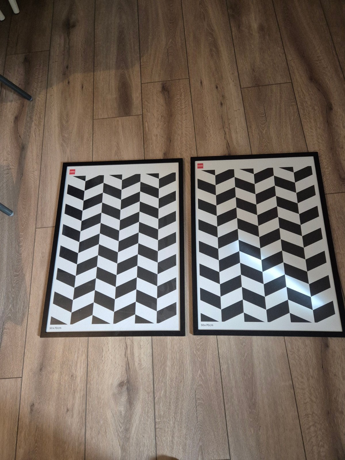 2 HEMA fotolijsten 50x70cm, Ophalen, 50 tot 75 cm, 50 tot 75 cm, Print