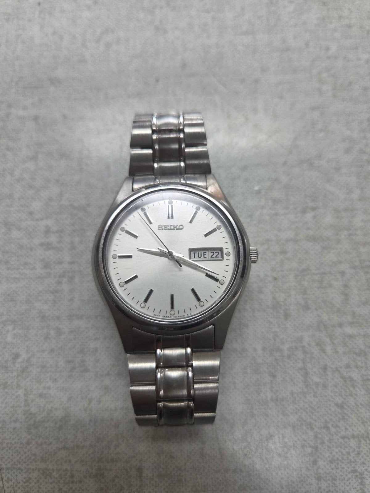 Seiko Herenhorloge - Roestvrij Staal, Waterbestendig, Gebruikt, Staal, Polshorloge, Ophalen of Verzenden