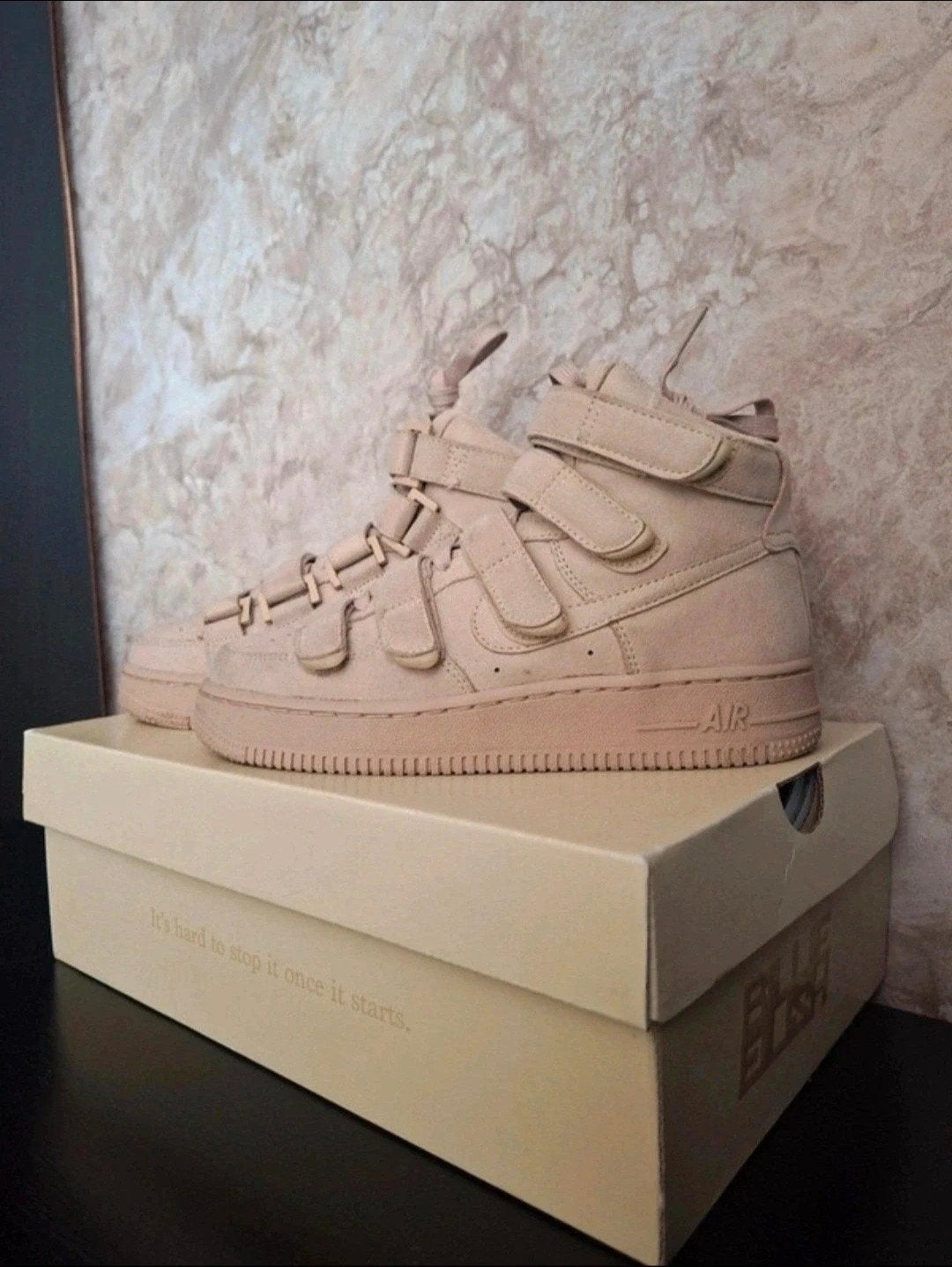 Nike Billie Eilish Air Force 1 High '07 SP Dames, Verzenden, Beige, Nike, Sneakers of Gympen