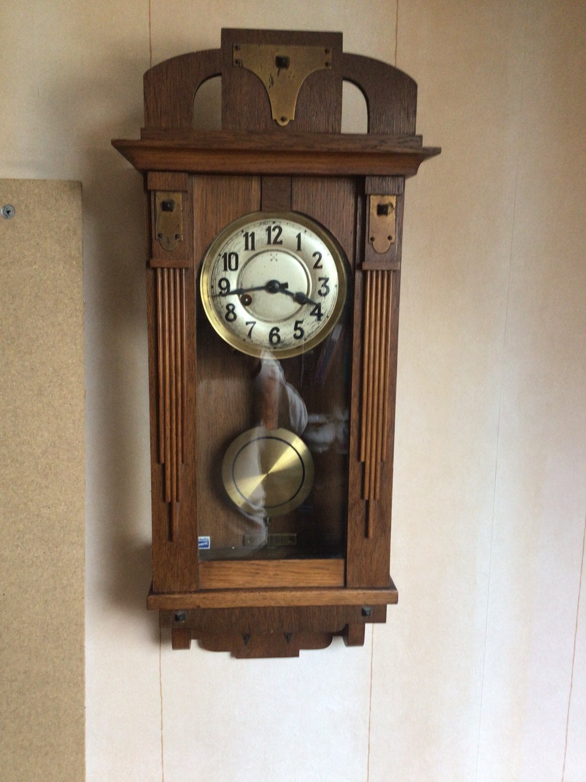 Oude hangklok 12,50, Antiek en Kunst, Ophalen of Verzenden