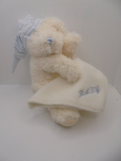 PLUCHE KNUFFEL BEER BABY BLAUW Appletree NIEUW, Kinderen en Baby's, Overige merken, -, Blauw, Nieuw
