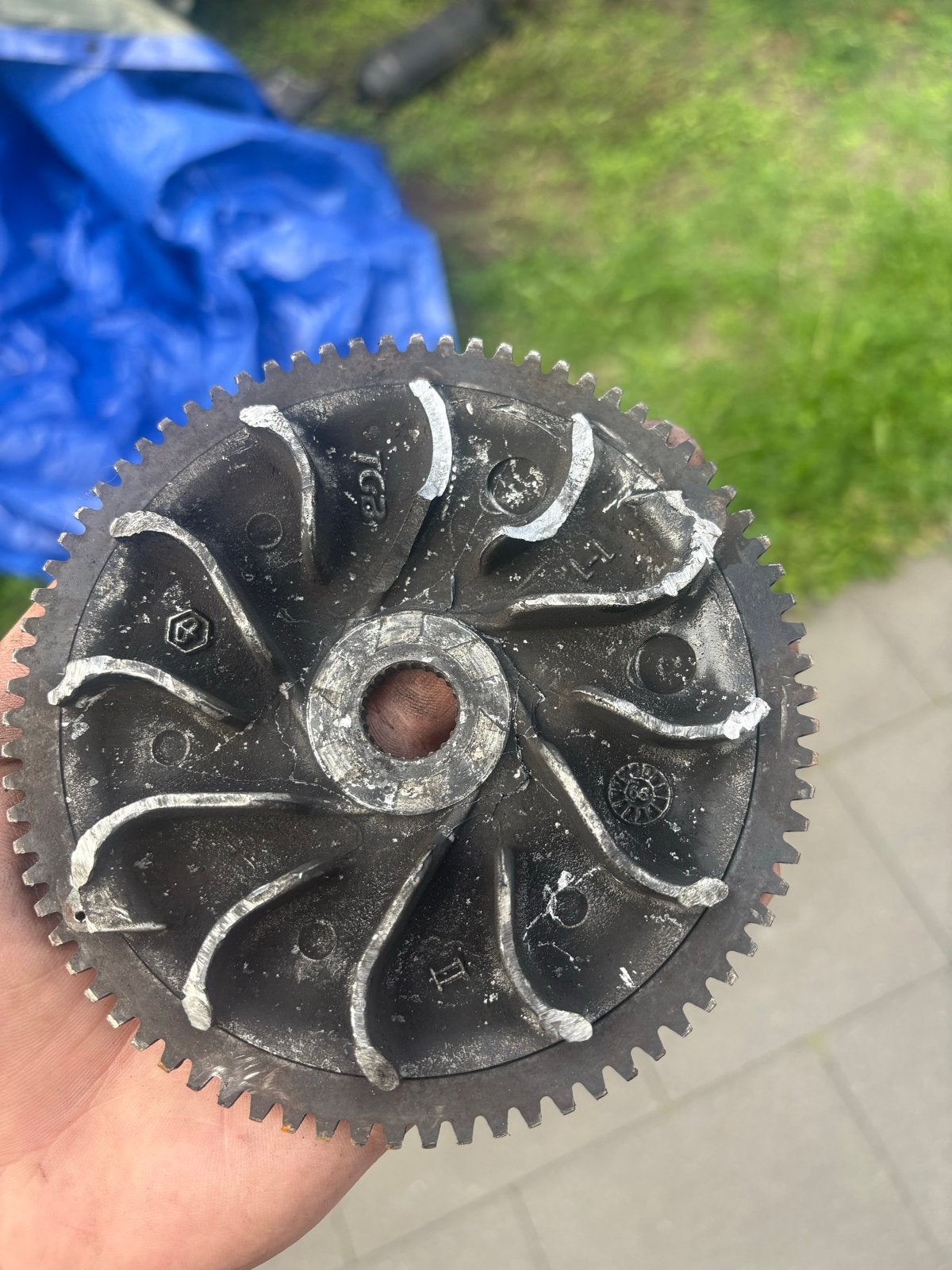 125cc Starterkrans 2 Takt - Gebruikt, Ophalen of Verzenden, Gebruikt, Overige typen