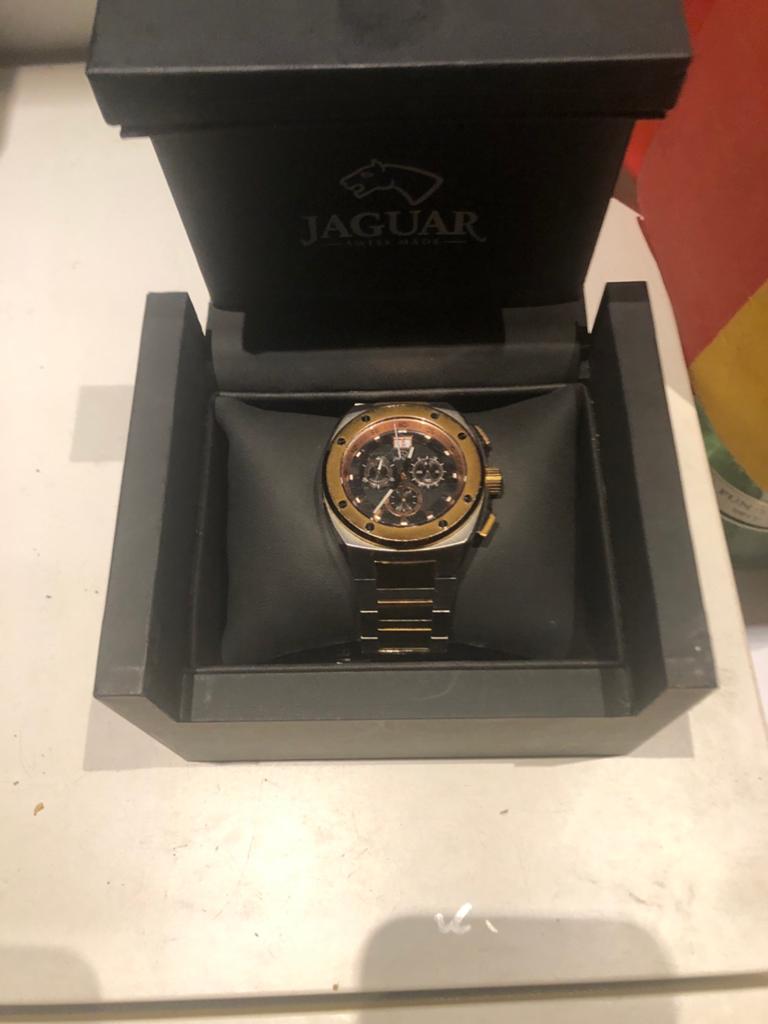 Jaguar Swiss Made Horloge - Zo goed als nieuw, Overige merken, Staal, Polshorloge, Ophalen of Verzenden